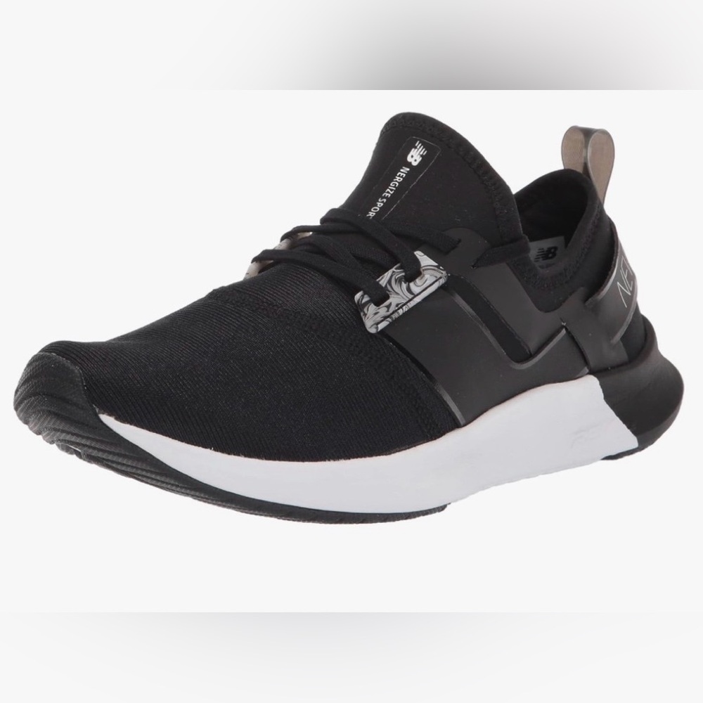 New Balance Women's Nergize Sport V1 Training Shoe, Black/Whisper Grey 10